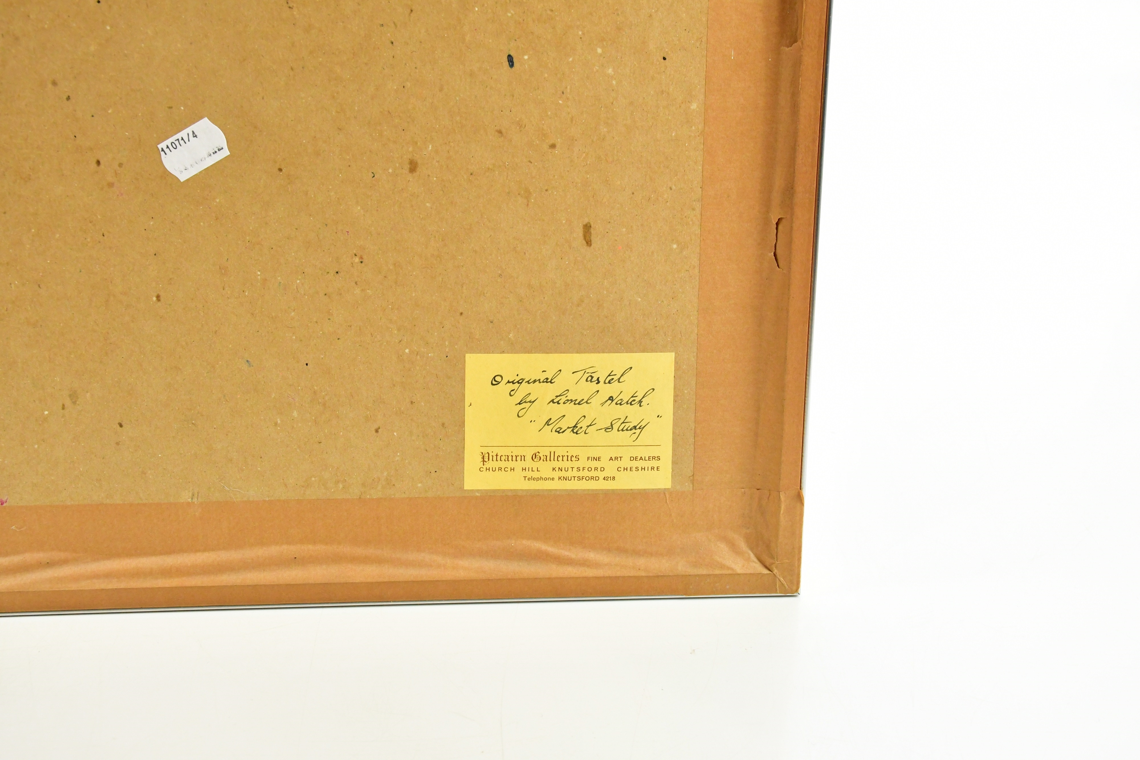 Artwork by Lionel Hutch, Market Study, Made of pastel