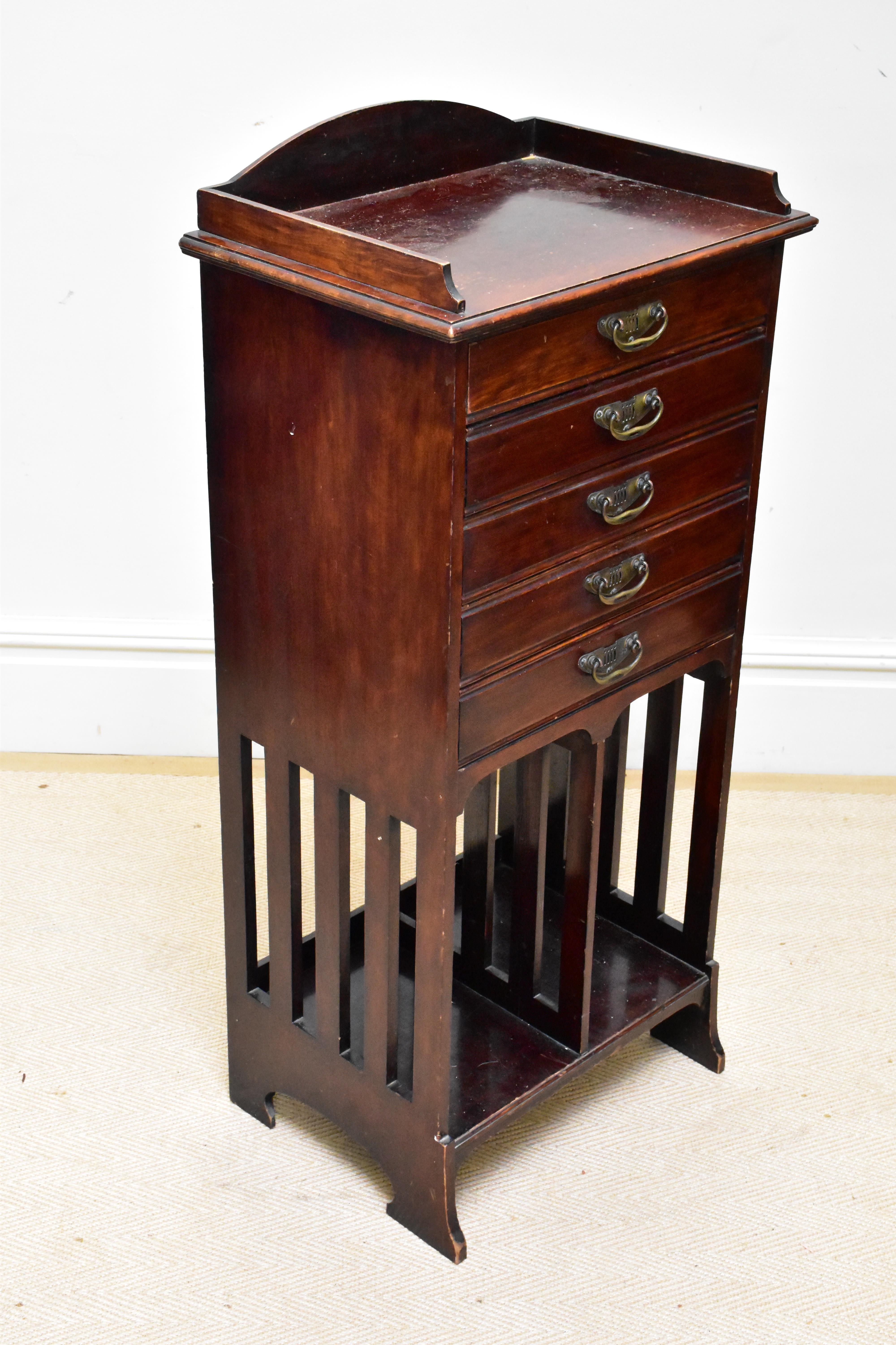 An Edwardian | with raised back and two tier storage section | MutualArt