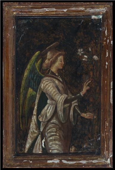 El Arcángel Gabriel en la Anunciación - Francesco del Cossa