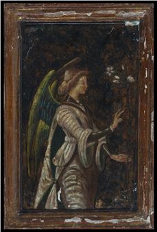 El Arcángel Gabriel en la Anunciación - Francesco del Cossa