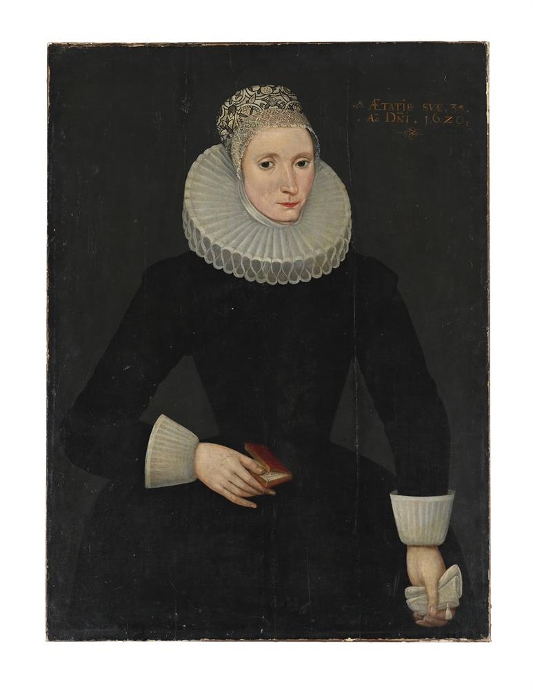 Dutch School, 17th Century | PORTRAIT OF A LADY WITH LACE BONNET AND ...