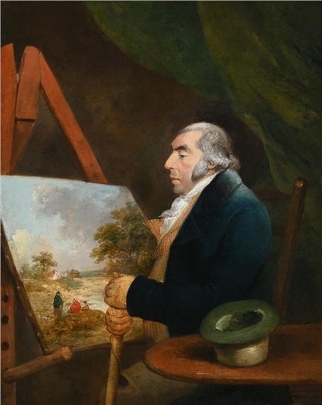 George Morland | PORTRAIT OF A GENTLEMAN PATRON | MutualArt