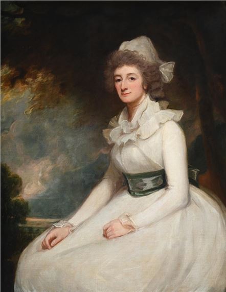 MRS. HENRIETTA HAWKINS BROWNE (1752-1802) by George Romney, 1752