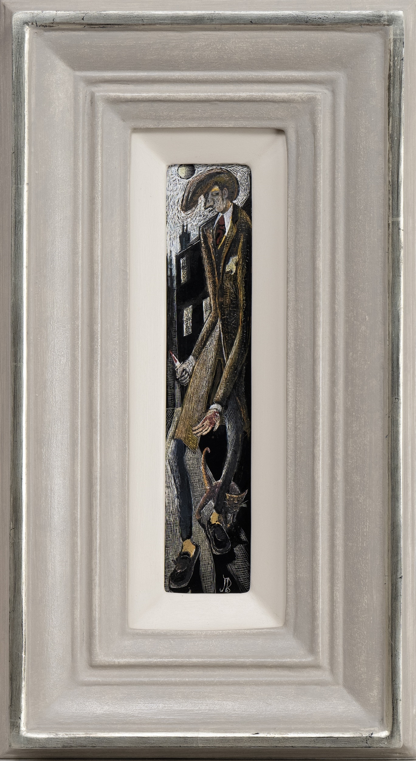 John Byrne | JOHN BYRNE RSA (SCOTTISH 1940 - 2023), TEDDY BOY WITH CAT ...