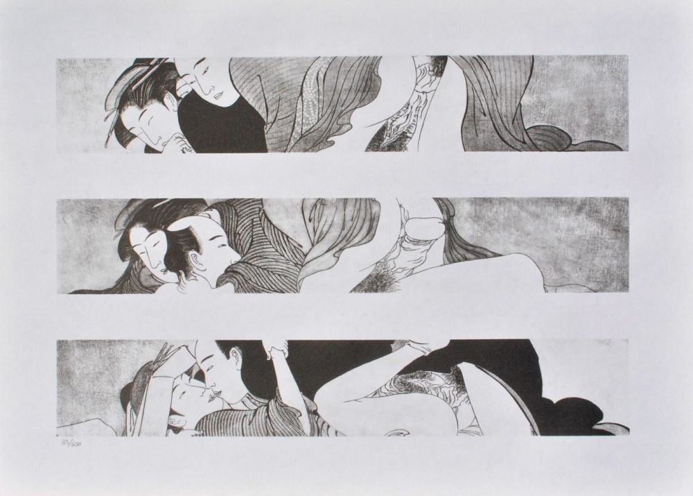 Isoda Koryusai | Isoda KORYUSAI - Erotic Scenes, 1973 (1973) | MutualArt