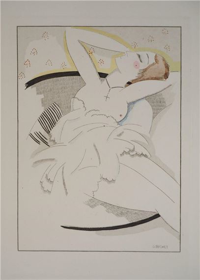 Gustave BUCHET - Night Reverie, 1921 by Gustave Buchet, 1921