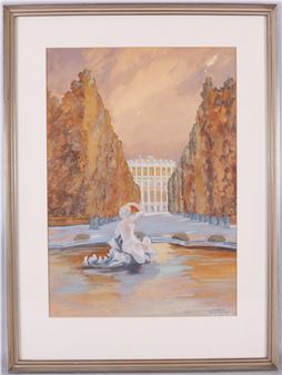 (Pyrha 1884-1954 Wien) &quot;Najadenbrunnen&quot; - Adolf Peschek