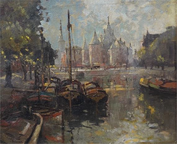 The Vaag and Geldersche Kade, Amsterdam by William Benner