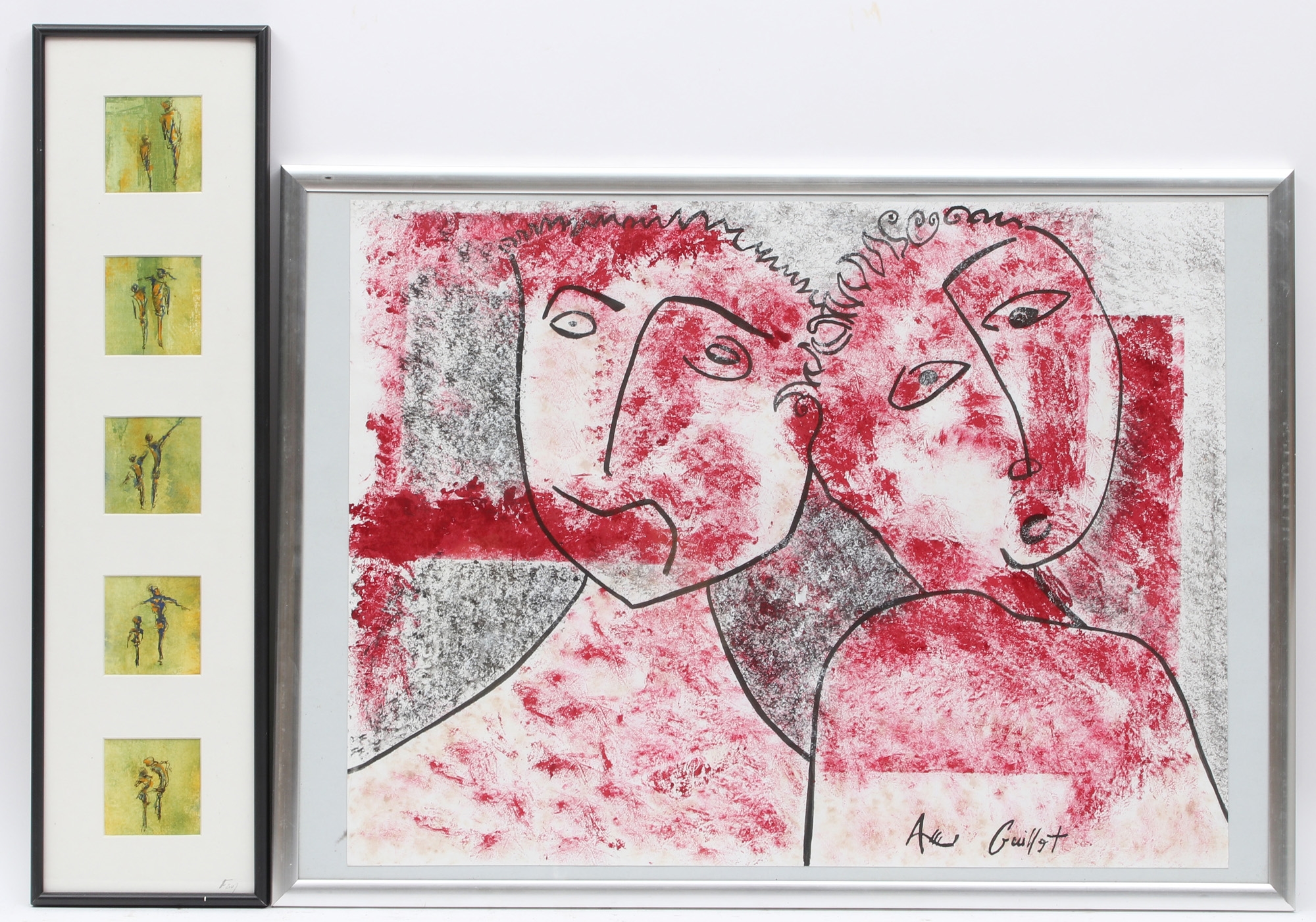 Artwork by Ulrike Fried-heufel, Figuren, Made of watercolor