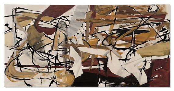 Autumn in the Air by Perle Fine, Executed in 1958