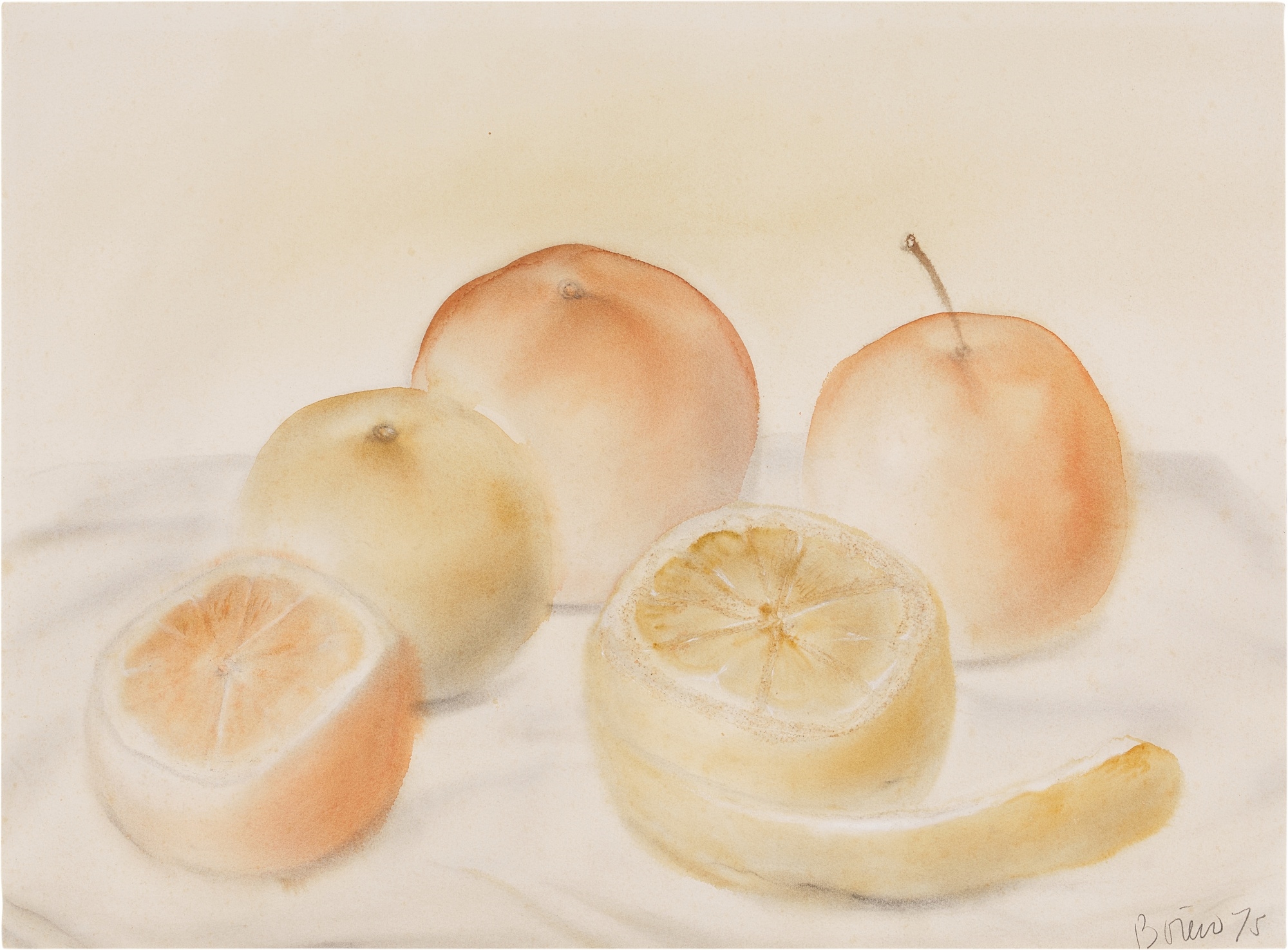 Fernando Botero | Still Life with Oranges (1975) | MutualArt