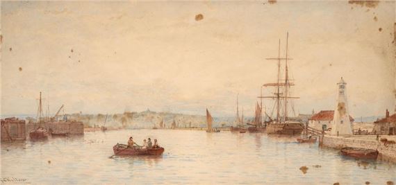 George Stanfield Walters | Harbour Scene | MutualArt