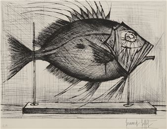 Bernard Buffet | Poisson (1962) | MutualArt