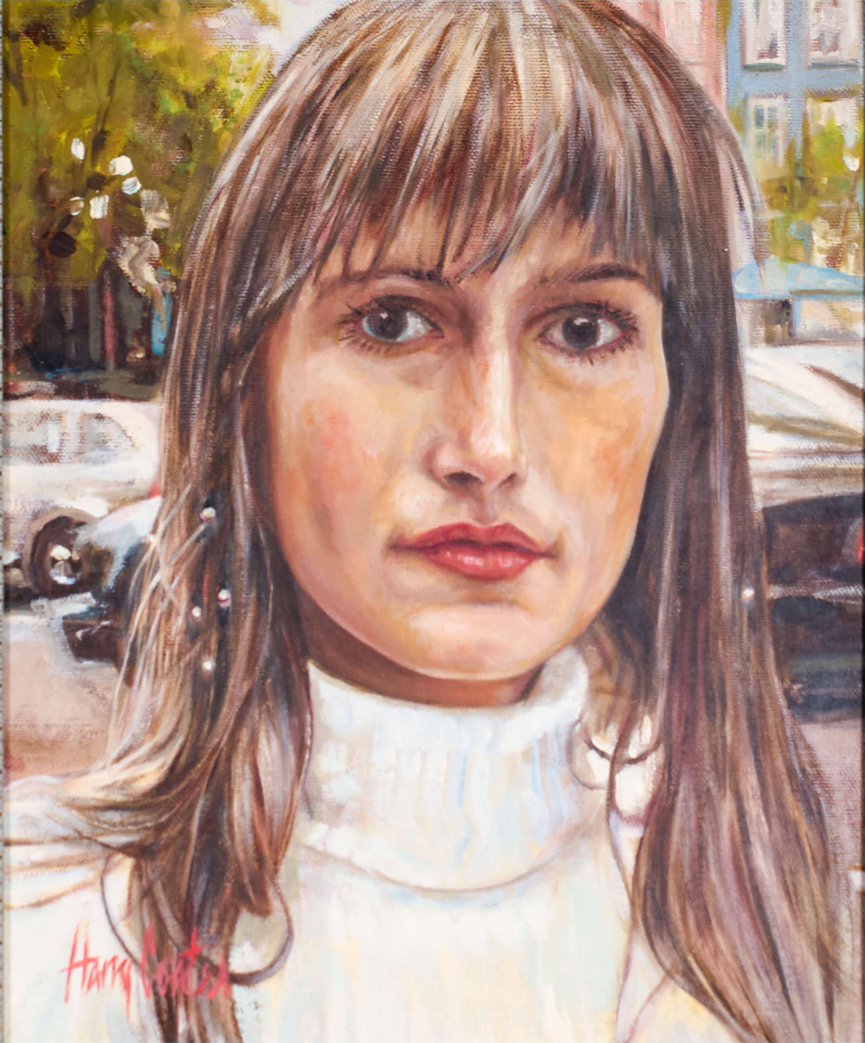 Harry Coates | Description : Luba at the Quays | MutualArt