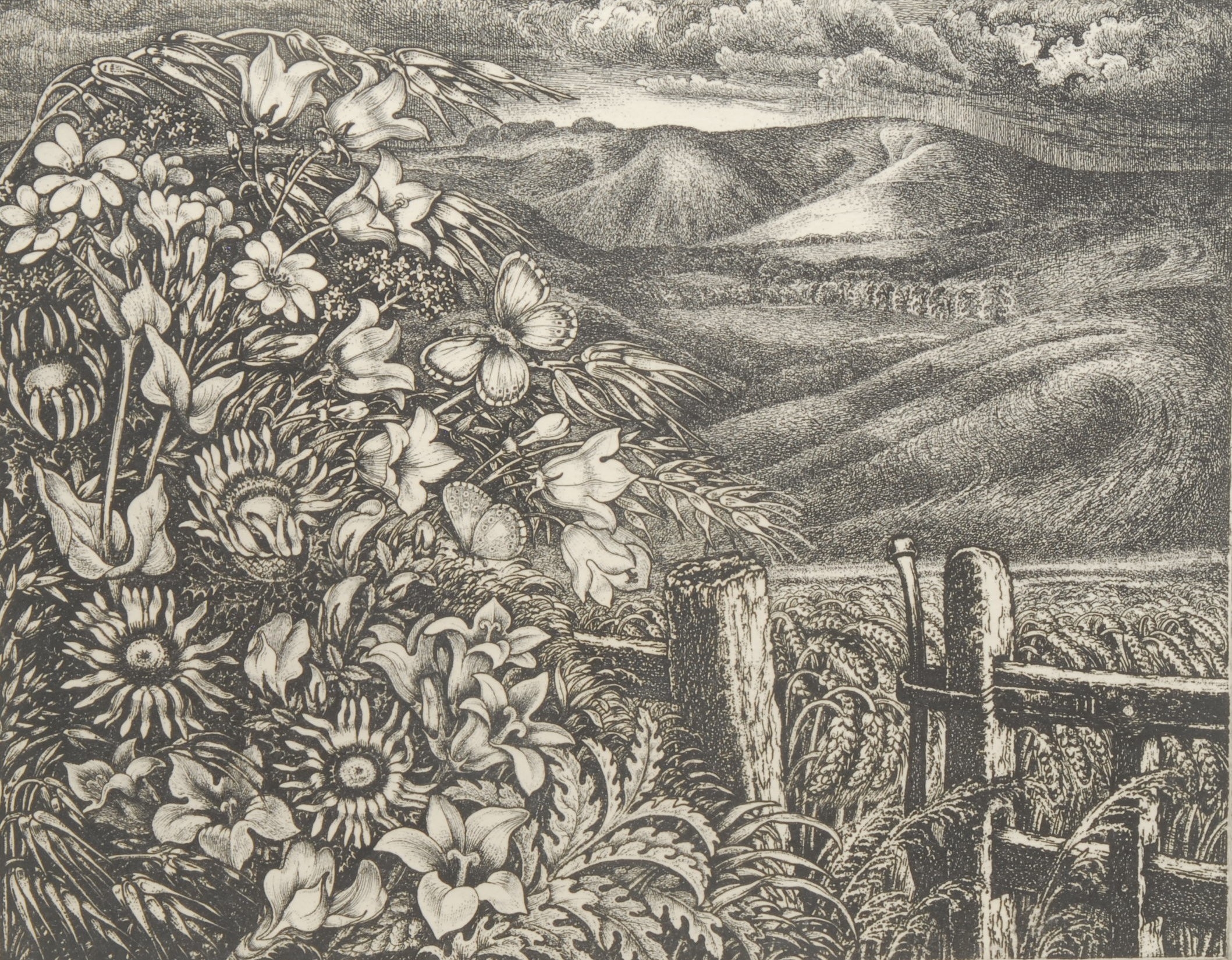 Robin Tanner | August in Wiltshire (1976) | MutualArt