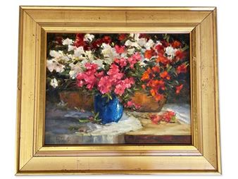 Barbara Applegate. Oil/Canvas: Blossoms - Barbara Applegate