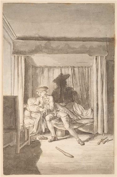 HERMAN STRODTMAN IN THE ACT OF MURDERING HIS FELLOW PRENTICE, PETER WOLTER - Samuel Wale