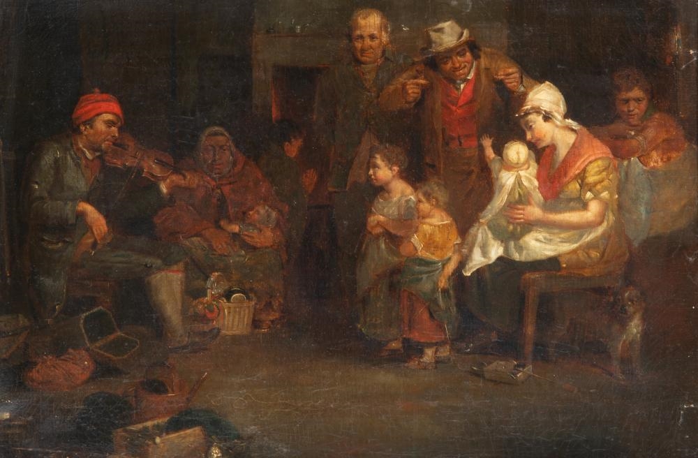 David Wilkie | The blind fiddler | MutualArt