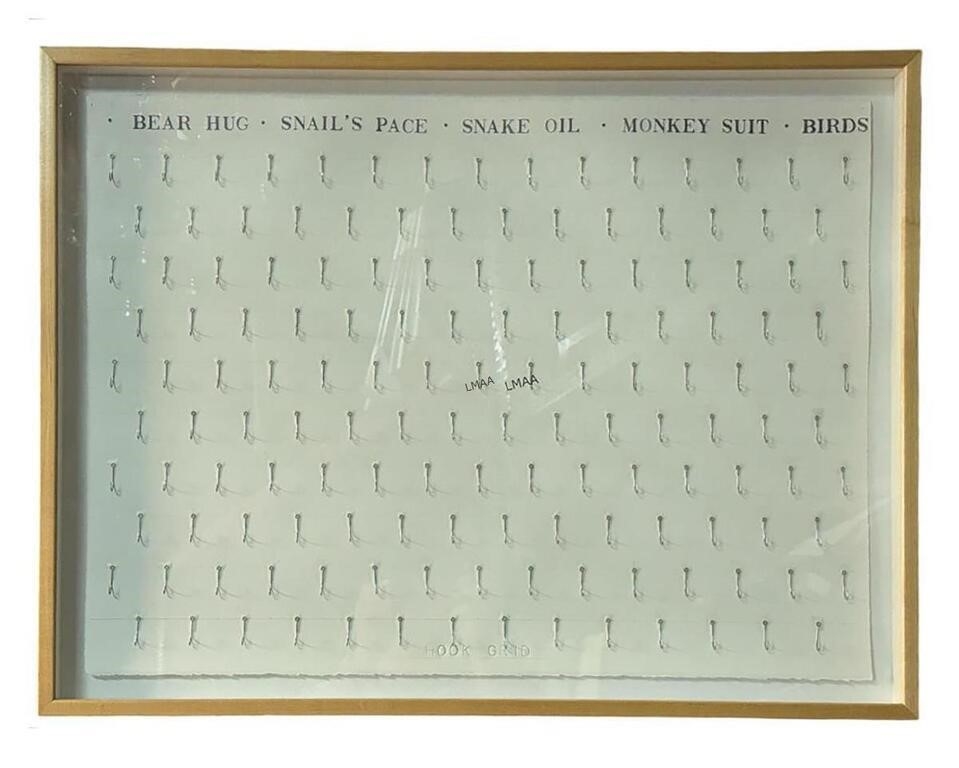 Artwork by The Art Guys, THE ART GUYS "HOOKED GRID STUDY
