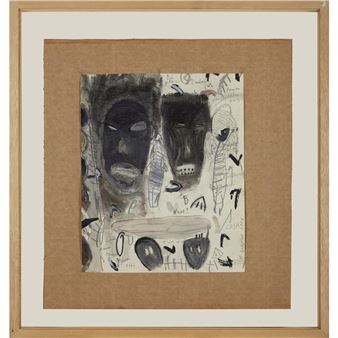 Deux masques - Hélène Delprat