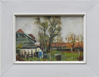 "House with garden" - Waldemar Flaig