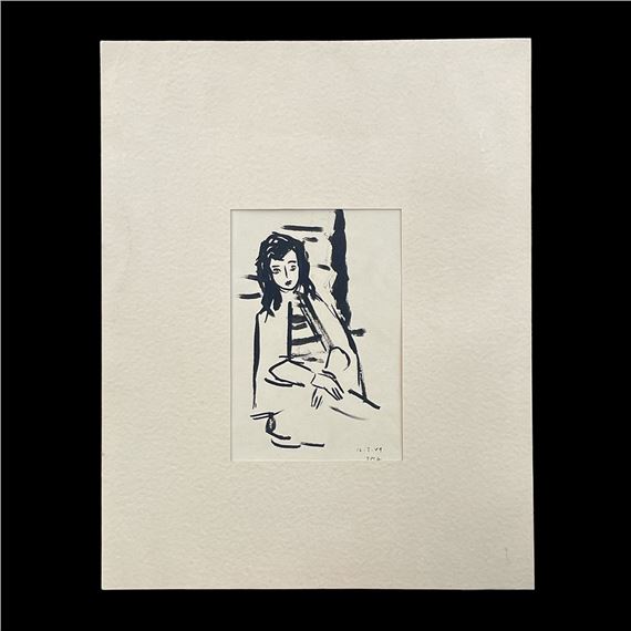 "Portrait of Pia Gol" - Goll, Matthias David