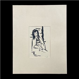 "Portrait of Pia Gol" - Goll, Matthias David