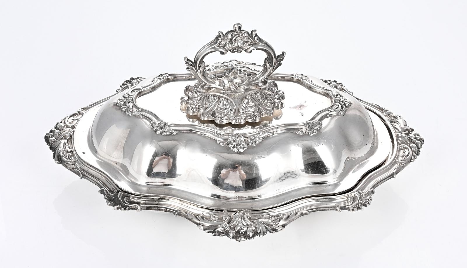 Sheffield | Georgian style Angora Sheffield reproduction heavy silver ...