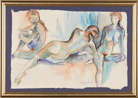 Audrey Hart (South Africa, 20th C.), Three Female Nudes - Audrey Hart