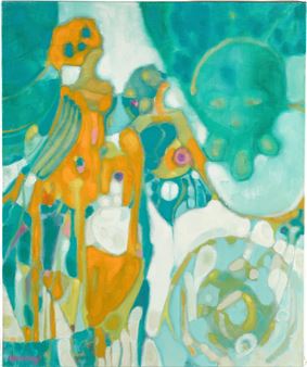 Deux Personnages - Ibou Diouf