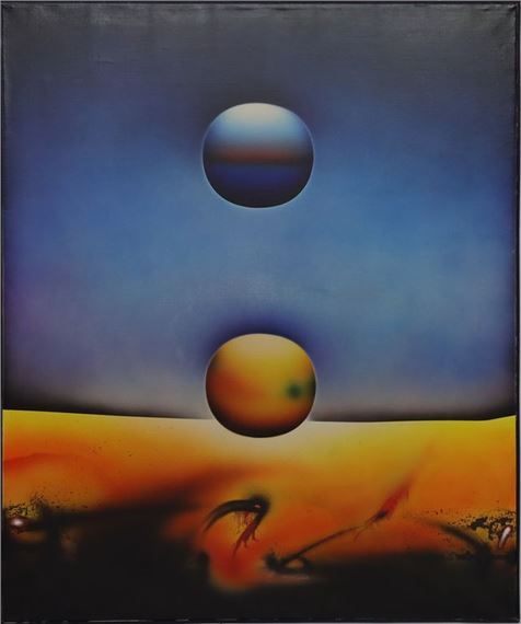 Surreale Landschaft No. 124 by Andreas Nottebohm, 1974