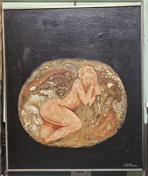 Rui Carita | Quadro com pintura com figura, assinado Rui Carita | MutualArt