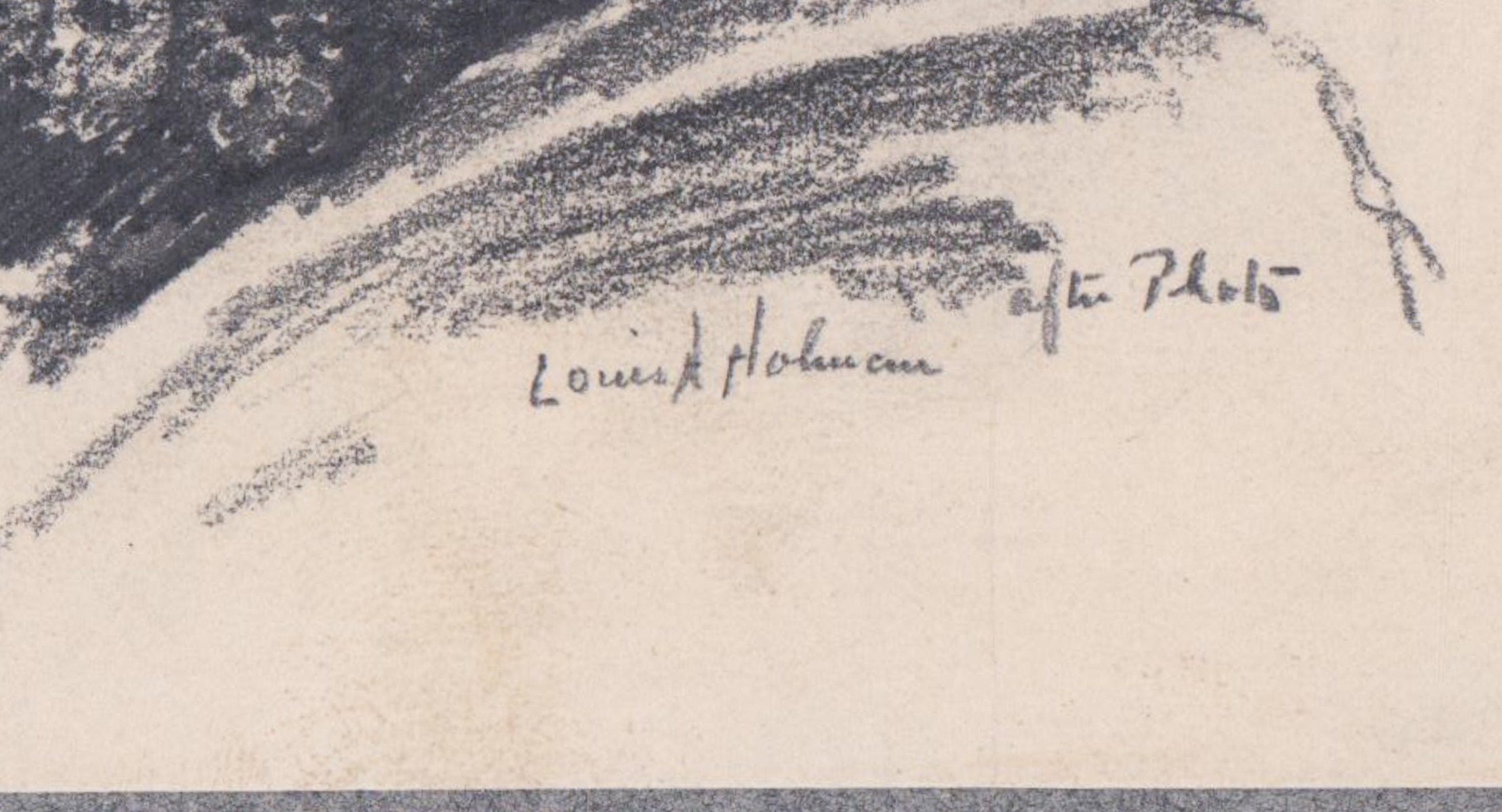 Artwork by Louis Arthur Holman, Louis A. Holman Original Drawing [Kikisoblu], Made of original drawing