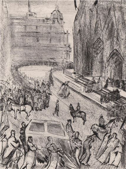 Rudolf Grossmann | Rudolph Grossmann Signed Etching | MutualArt