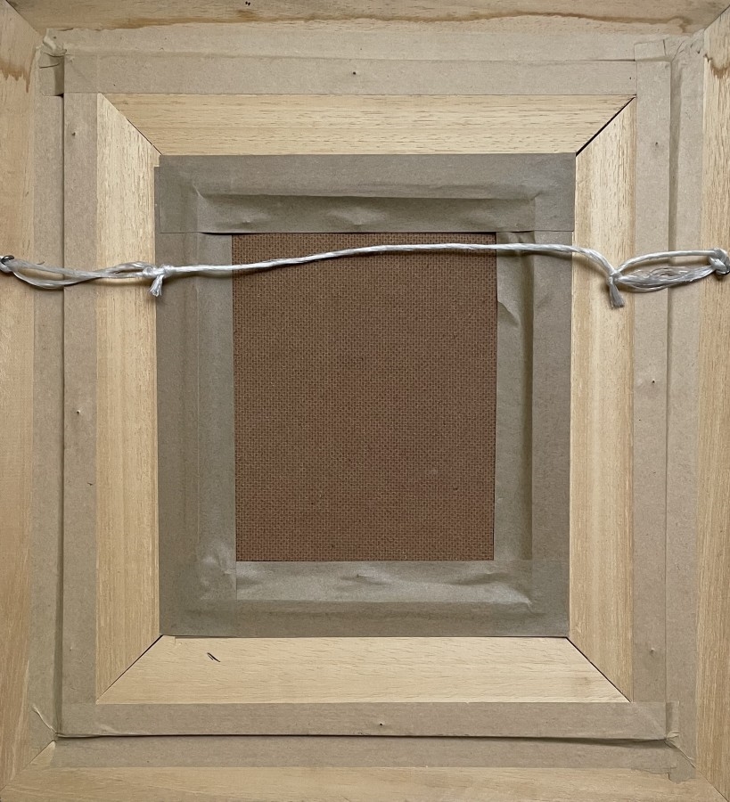 Artwork by Rolly Sheffer, The guitar player, Made of Oil on masonite