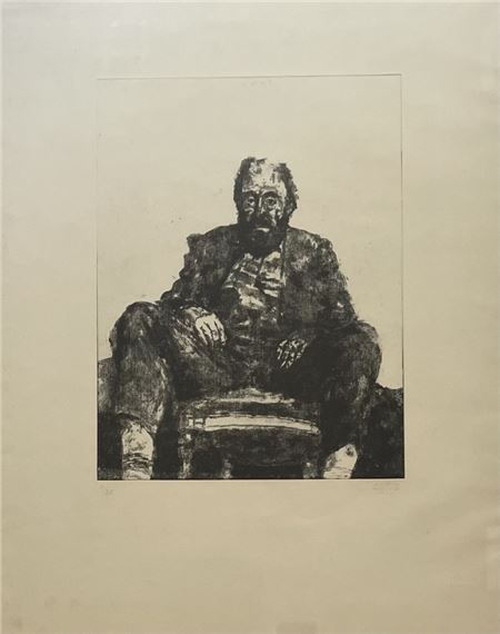 David Sylvester Seated