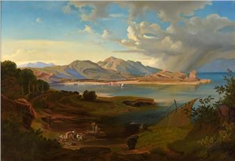 Küstenszene by Ernst Ludwig Plass