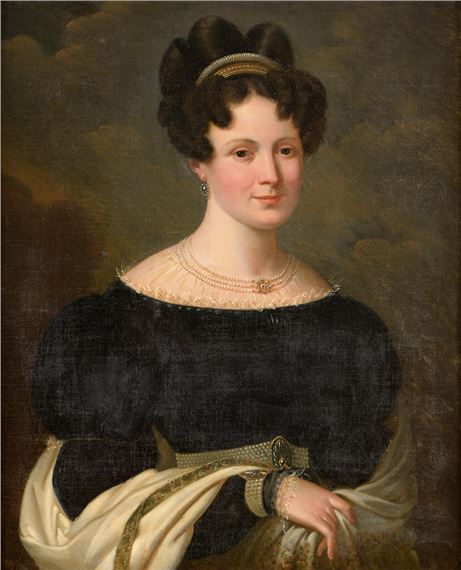 Portrait einer jungen Dame by Pietro Luchini, 1827