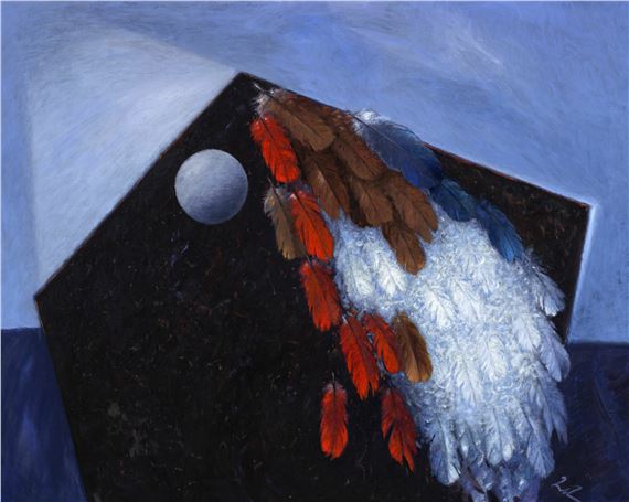 Federbild by Walter Lederer, 1985