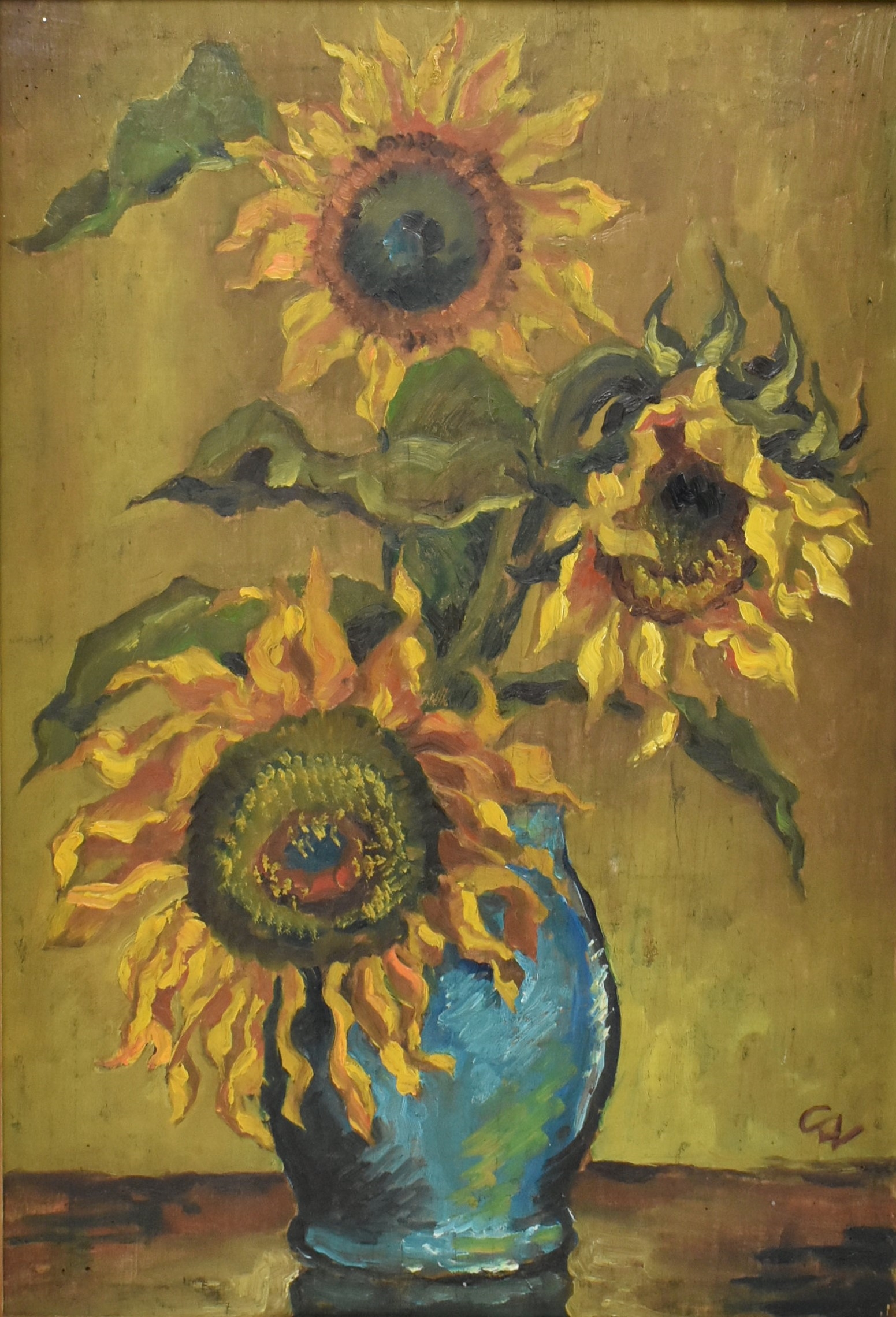 Artwork by Carl Alexander von Volborth, CARL ALEXANDER-VON VOLBORTH - STILL LIFE PAINTING, Made of oil on board