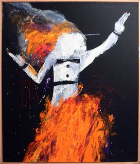 Zozobra and Our Lady of Peace - New Mexico Museum of Art