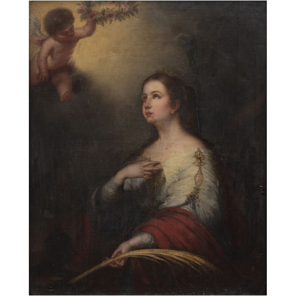 Bartolomé Estebán‏ Murillo | LA ASUNCIÓN DE SANTA CATALINA MÉXICO ...