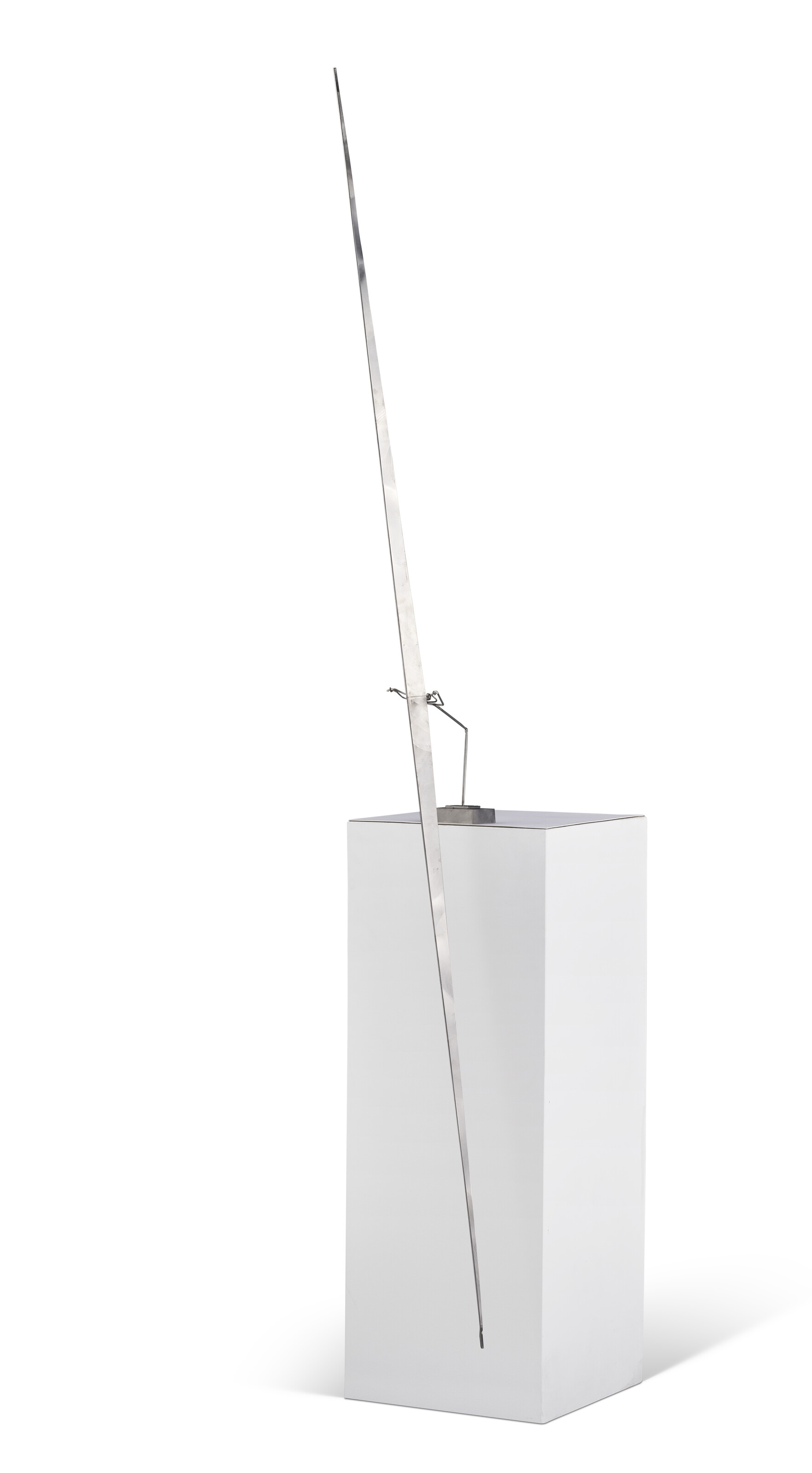 George Rickey | Single Line Vertical with Gimbal (1993) | MutualArt