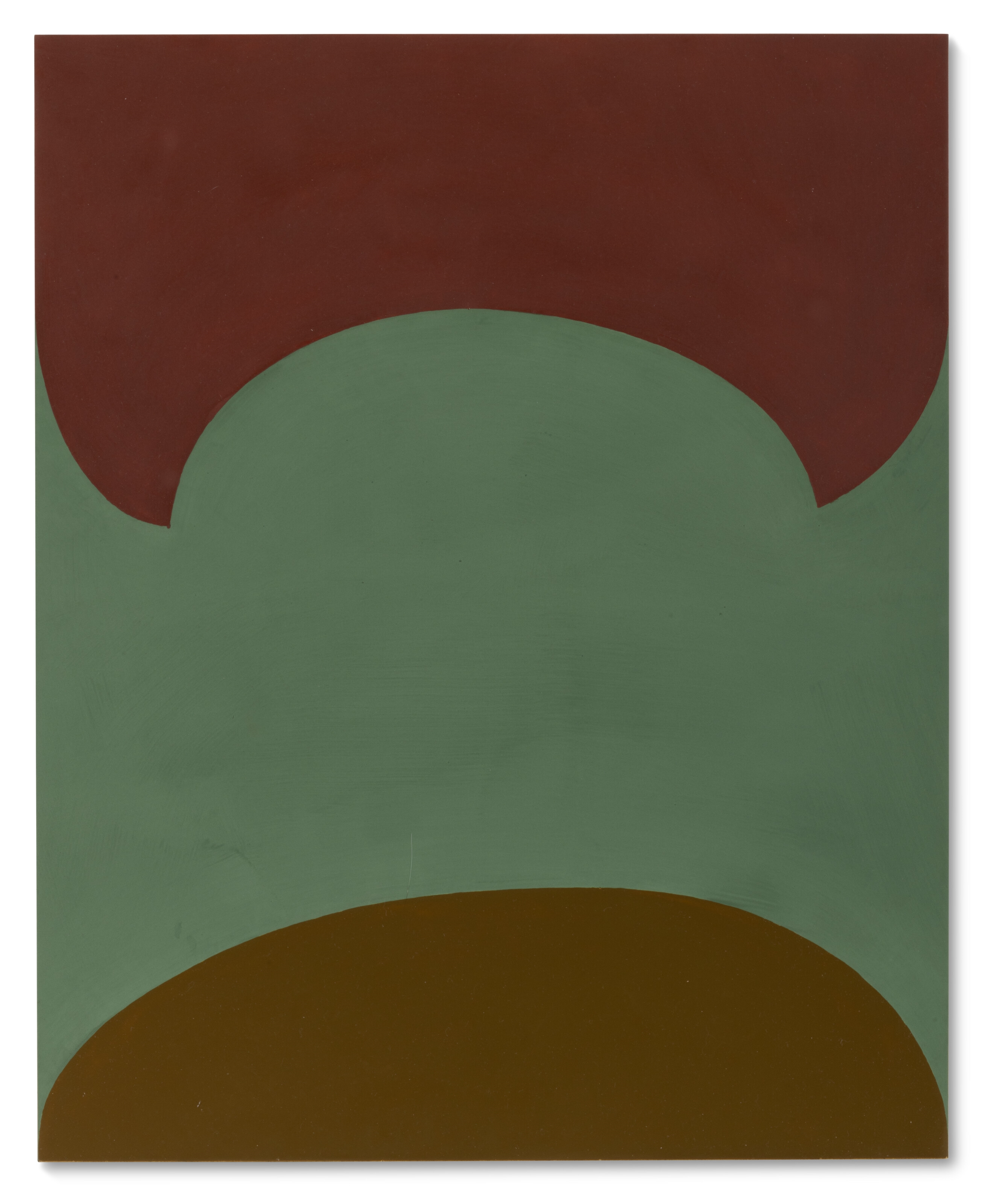 Artwork by Suzan Frecon, From composition with orange and green (nicosia), Made of oil on panel