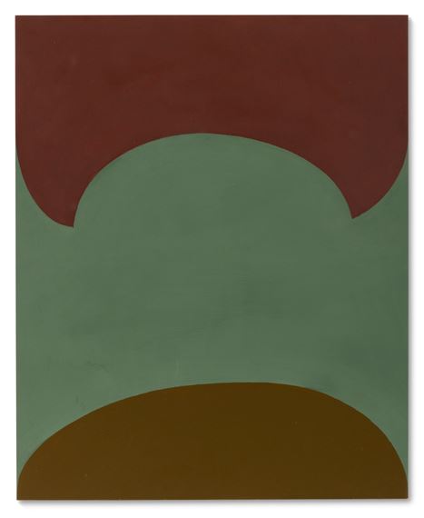 From composition with orange and green (nicosia) by Suzan Frecon, Painted in 2017