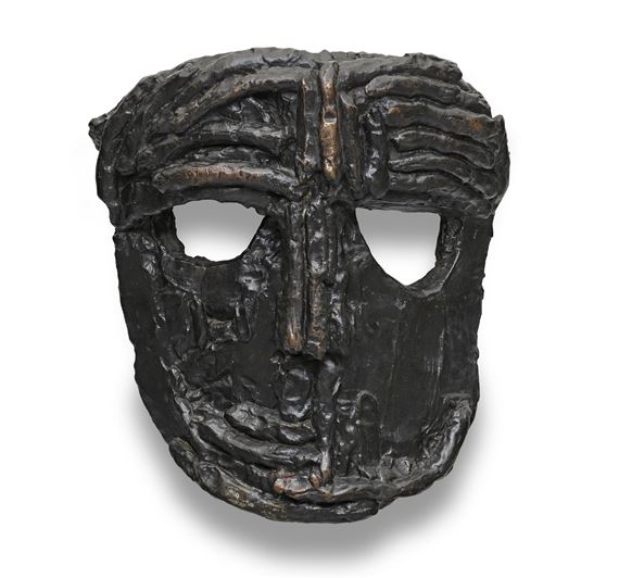 Bronze Wall Mask I by Thomas Houseago, Executed in 2009