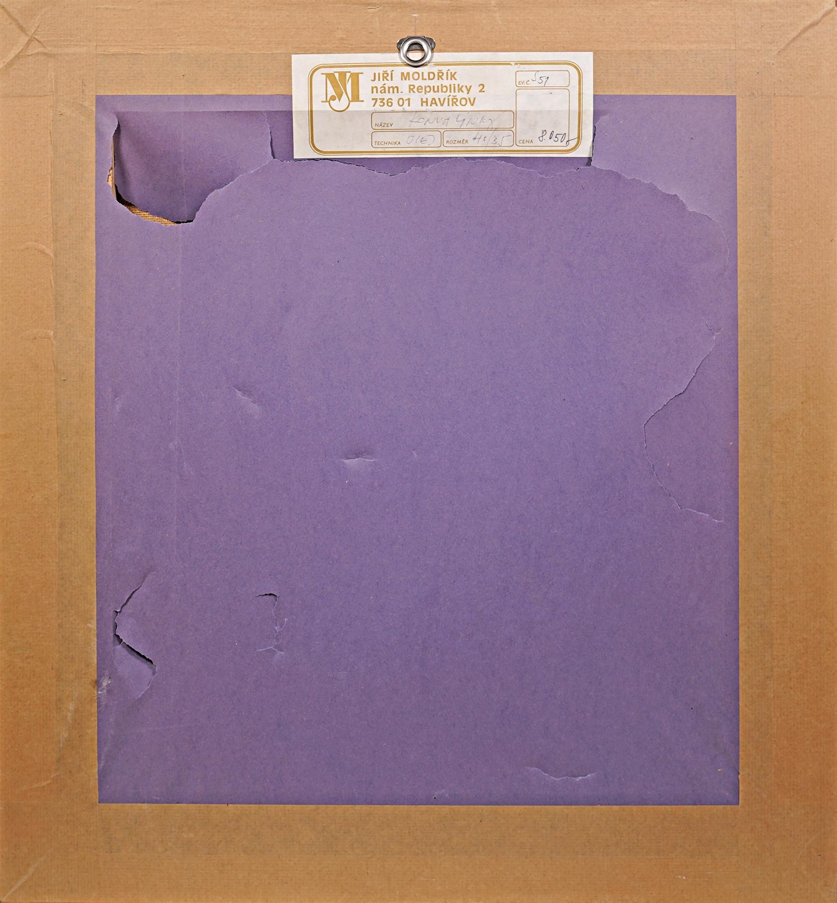 Artwork by Jiri Moldrik, Konvalinky, Made of Technika: Olej sololit