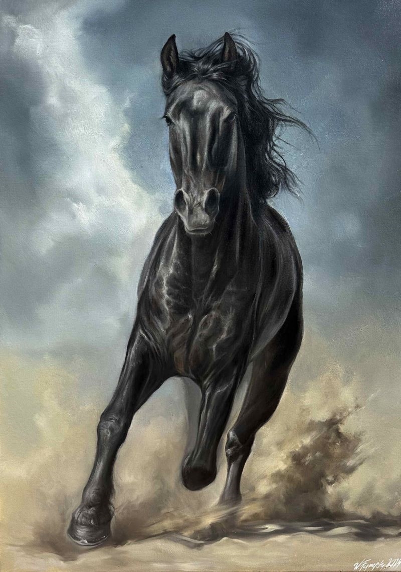 Artwork by Weronika Formejster, Untitled, Made of Oil, Canvas