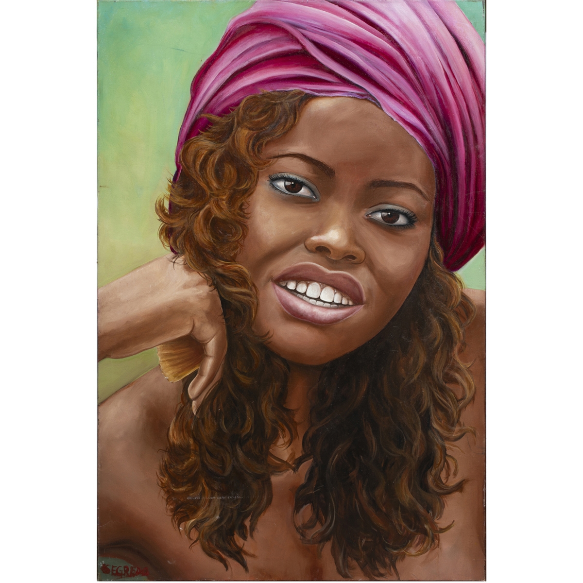 Artwork by Felipa Segredo, Morena,, Made of oil on canvas