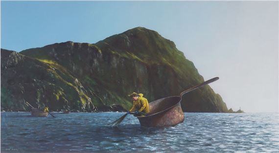 Floating in a saucepan by Jimmy Lawlor
